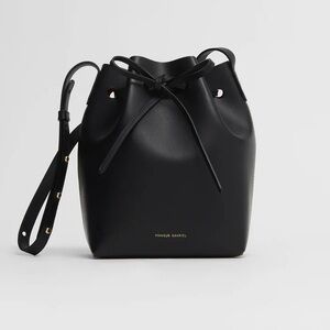 Mansur Gavriel Black Mini Mini Bucket Bag